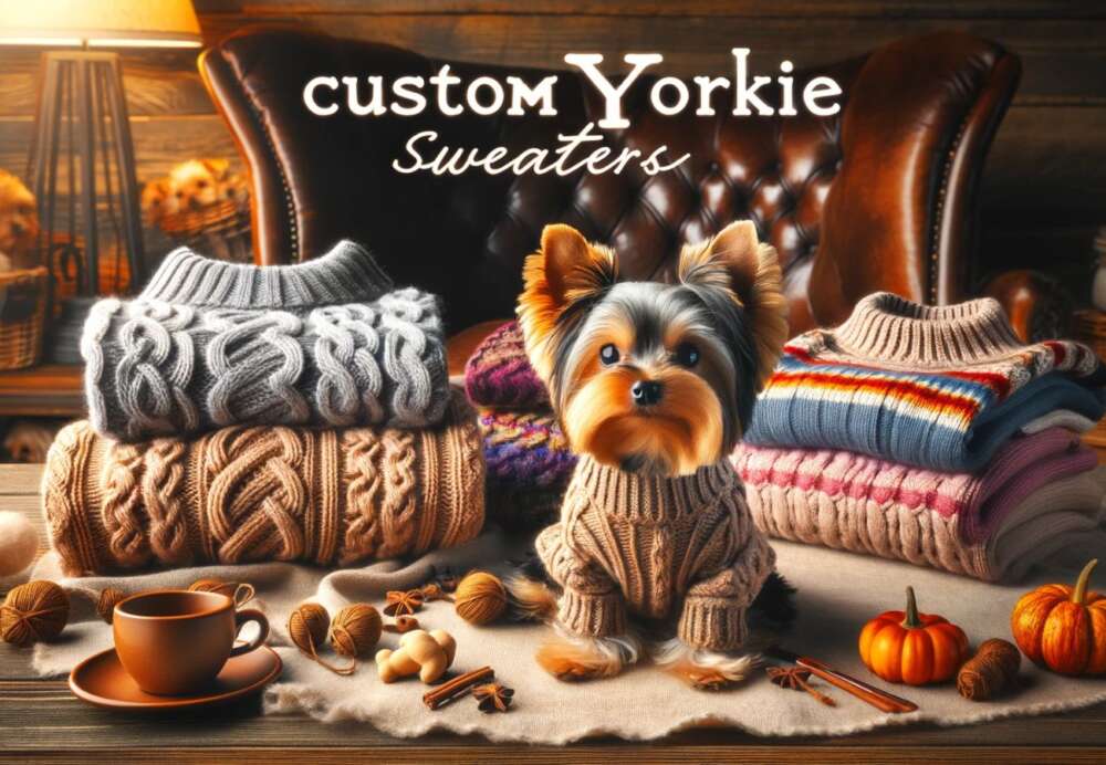 CUSTOM Sweaters for Yorkies