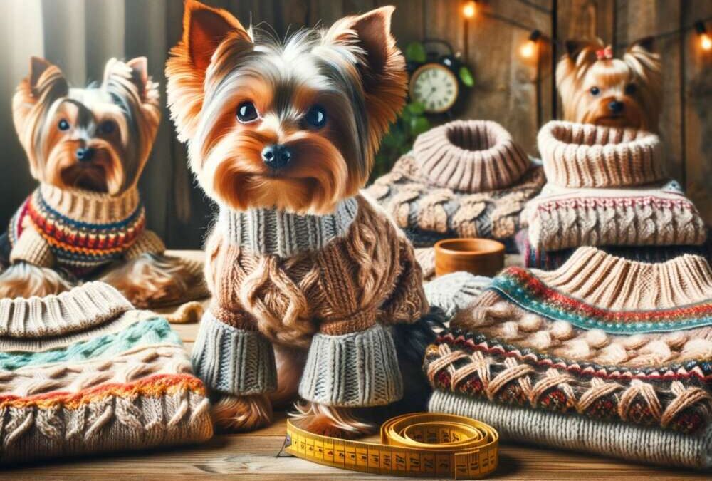 Adorable Knitted Sweaters to Keep Your Yorkie Cozy and Stylish